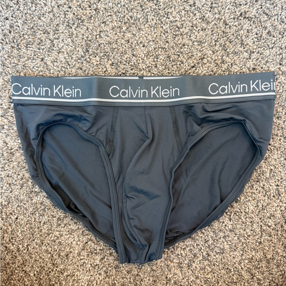 Calvin Klein Men's Dark Gray Briefs